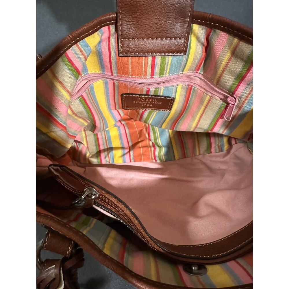 Fossil Basket Weave Shoulder Bag - image 6